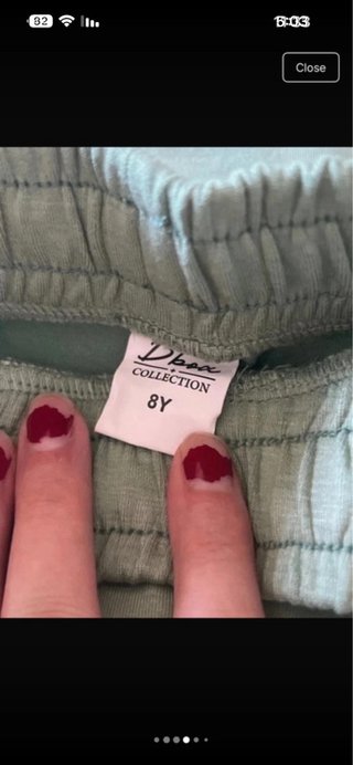 Conjunto camiseta y pantalón corto verde