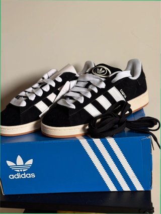 Adidas Campus 37 Gamuza Negra