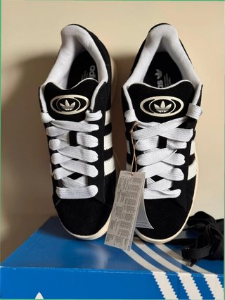 Adidas Campus 37 Gamuza Negra