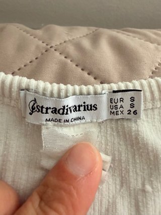 3 Tops Básicos XS/S Zara y Stradivarius