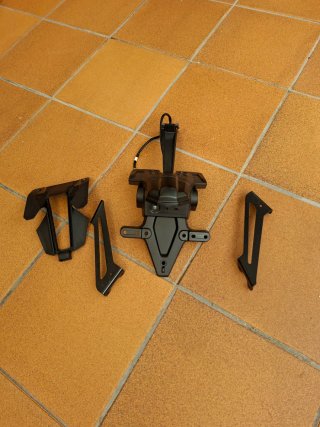 Portamatriculas Yamaha MT-07 año 2026