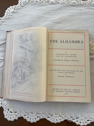 Cuentos de la Alhambra (inglés). 1908 W.I by J.P