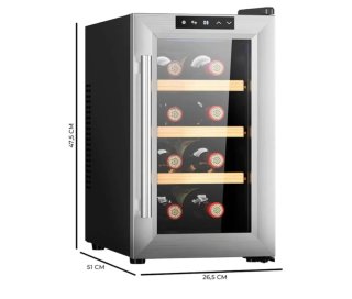 Vinoteca 8 botellas bolero Cecotec