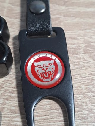 Tapones Válvula Jaguar + Llavero