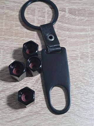 Tapones Válvula Jaguar + Llavero