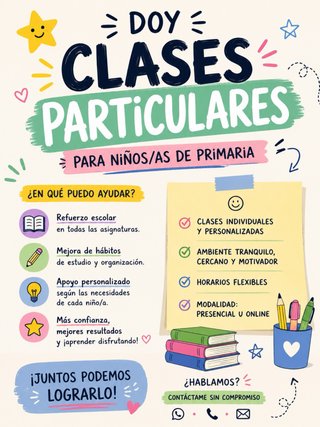 Clases particulares durante el verano