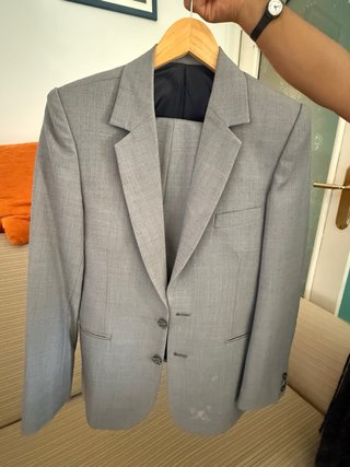 Americana gris para niño de 13 años