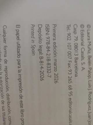 Libro de matemáticas 1°ESO editorial Casals CAM