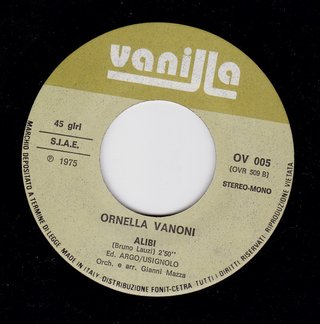 Vanoni / Proietti Se Dovessi Cantarti 7" 45 RPM