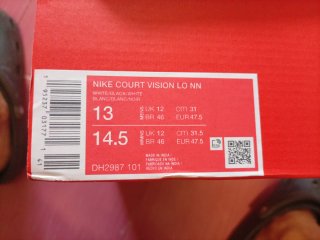 Zapatillas Nike Court Vision Hombre Blancas