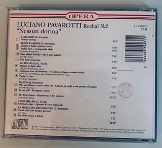 Lote 4 CDs Ópera: Pavarotti, Callas, Fleta