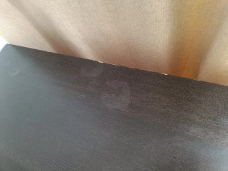 Cómoda de 6 cajones oscura