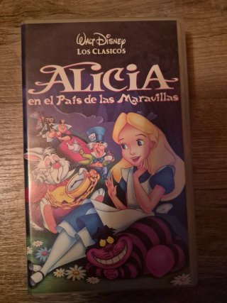 Alicia en el País de las Maravillas VHS Disney