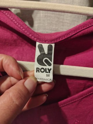 Camiseta ROLY Fucsia Dirty Color Talla M