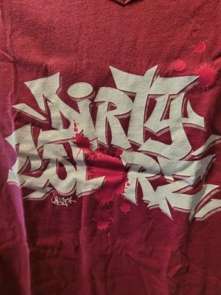 Camiseta ROLY Fucsia Dirty Color Talla M