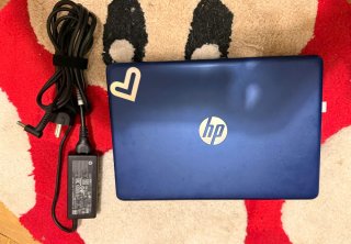 Portátil HP Azul 4GB memoria RAM y 58GB memoria in