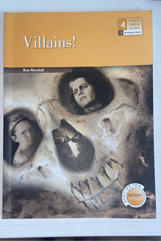 Libro texto de inglés Villains