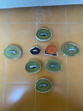 Lote de cinchas de sujeción
