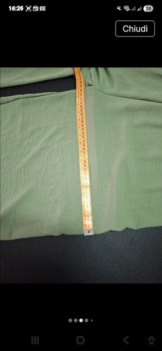 Completo donna verde e multicolor