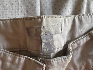 Pantalón largo beige primavera