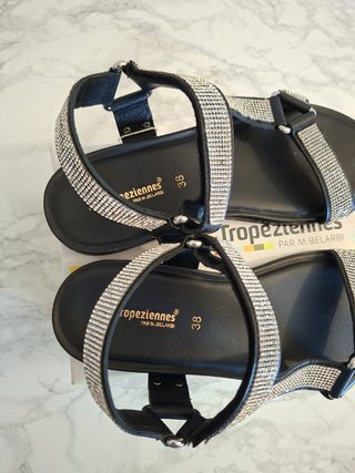 Sandalias Les Tropeziennes Talla 38 Brillantes