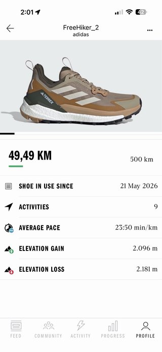 Zapatillas Adidas Terrex Freehiker 2.0 Low 44