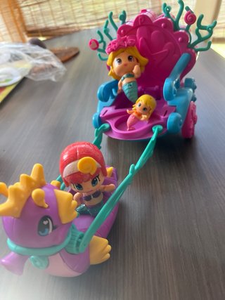 Carroza Pinypon con 3 figuras de sirenas