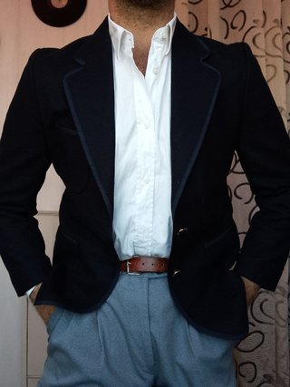Blazer Thom Browne monopetto lana 46 vintage