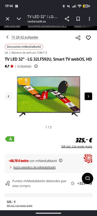 Televisor LG Webos