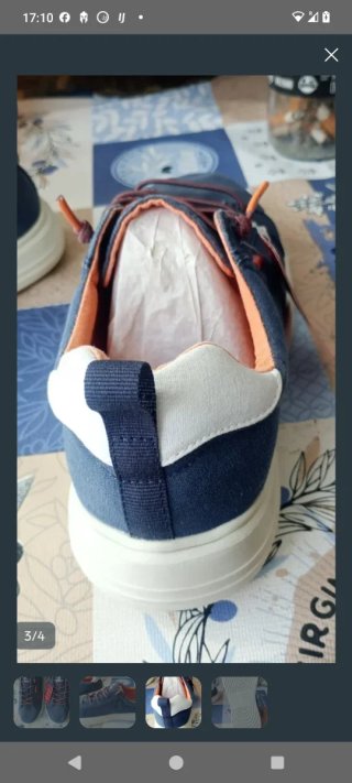 Zapatillas Paredes azul marino talla 40
