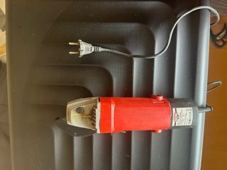 Amoladora angular roja