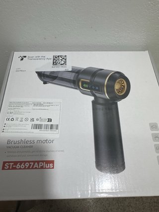 Aspirador portátil con accesorios