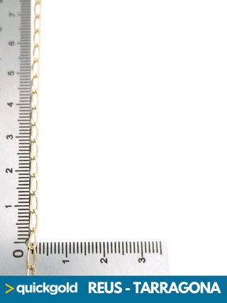 040-435 CADENA ORO 18K BILBAINA 50CM