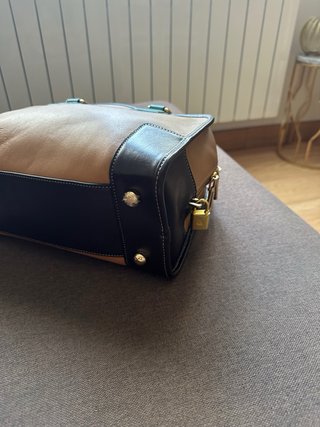 Bolso Loewe Amazona Beige y Verde
