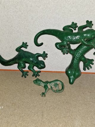 Lote 4 salamandras hierro fundido