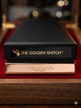 Varita The Golden Snitch Harry Potter E. limitada