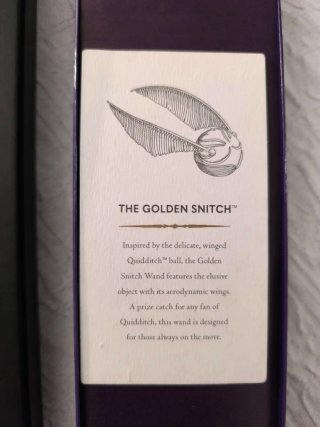 Varita The Golden Snitch Harry Potter E. limitada