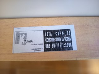 Cuna bebé Takatá blanca