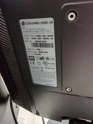 Monitor LG Flatron L1950SQ