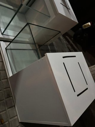 Acuario diseño rimless con mueble
