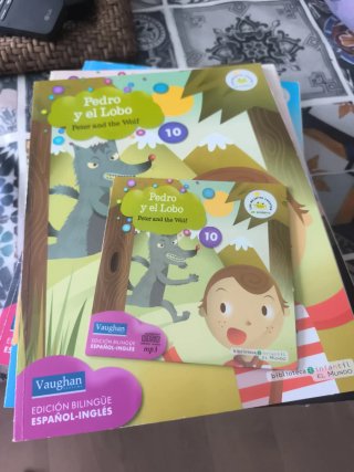 Lote 10 Libros Infantiles Vaughan con CDs