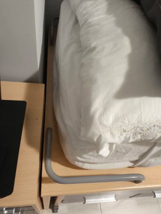 Cama nido beige y gris