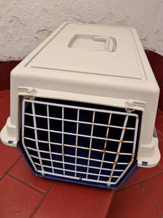 Transportín Perro/Gato Ferplast Blanco/Azul