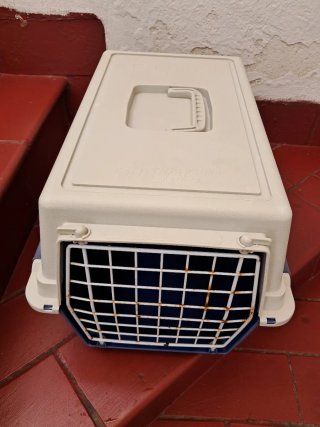 Transportín Perro/Gato Ferplast Blanco/Azul
