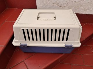 Transportín Perro/Gato Ferplast Blanco/Azul