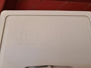 Transportín Perro/Gato Ferplast Blanco/Azul