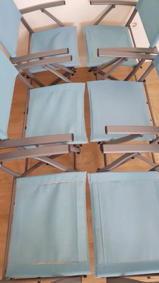 Pack 6 Sillas Terraza Plegables Naterial