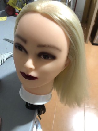 Cabeza de maniquí para peinar