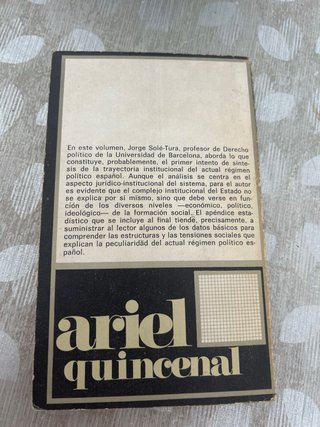Libro Introducción al régimen político español - J