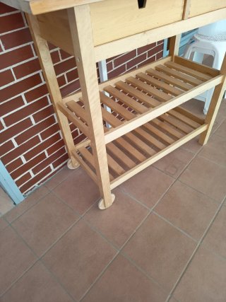 Mesa consola de madera